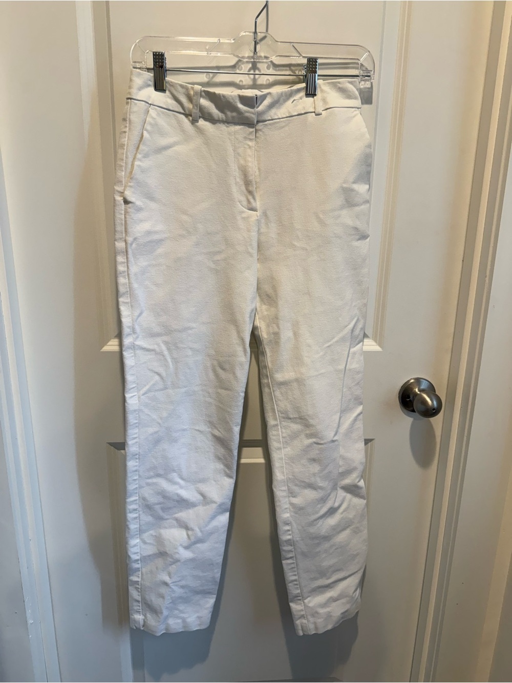 Derek Lam 10 Crosby White Straight Leg Pants Size 4